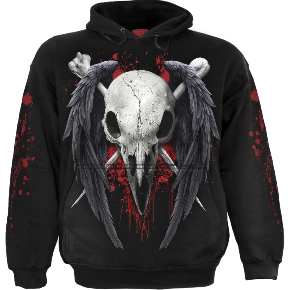 Spiral - Death Raven Hoodie/trui - Zwart